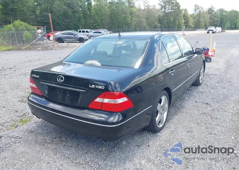 2005 Lexus Ls 430 из США, поврежденный, VIN JTHBN36F255013879